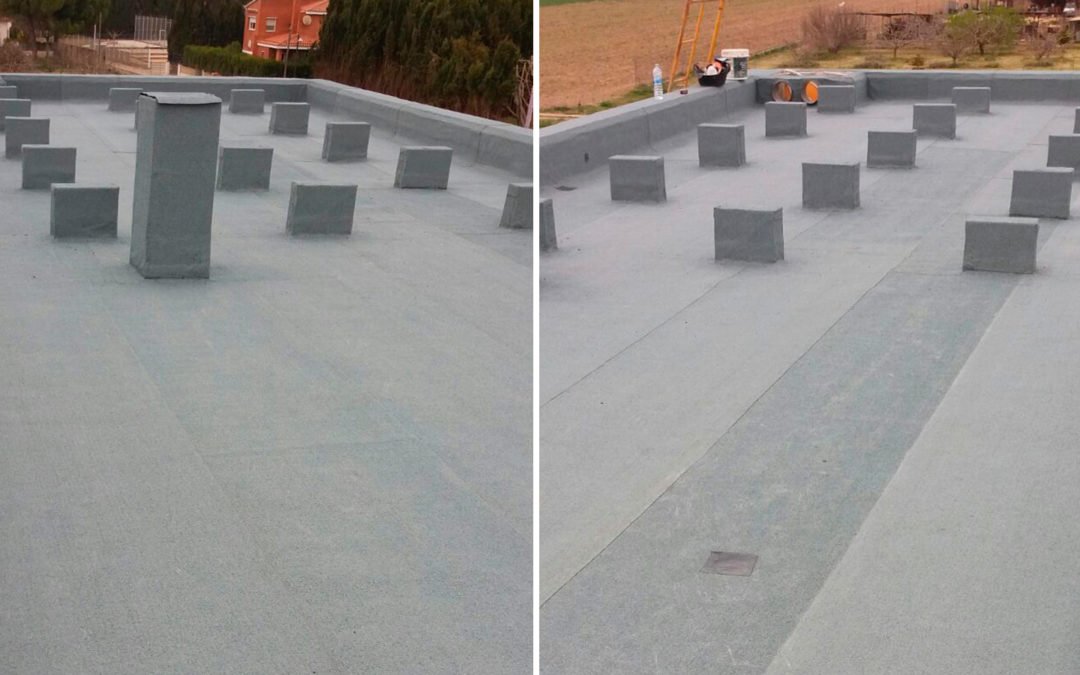 Impermeabilització de coberta de casa unifamiliar, Ventalló