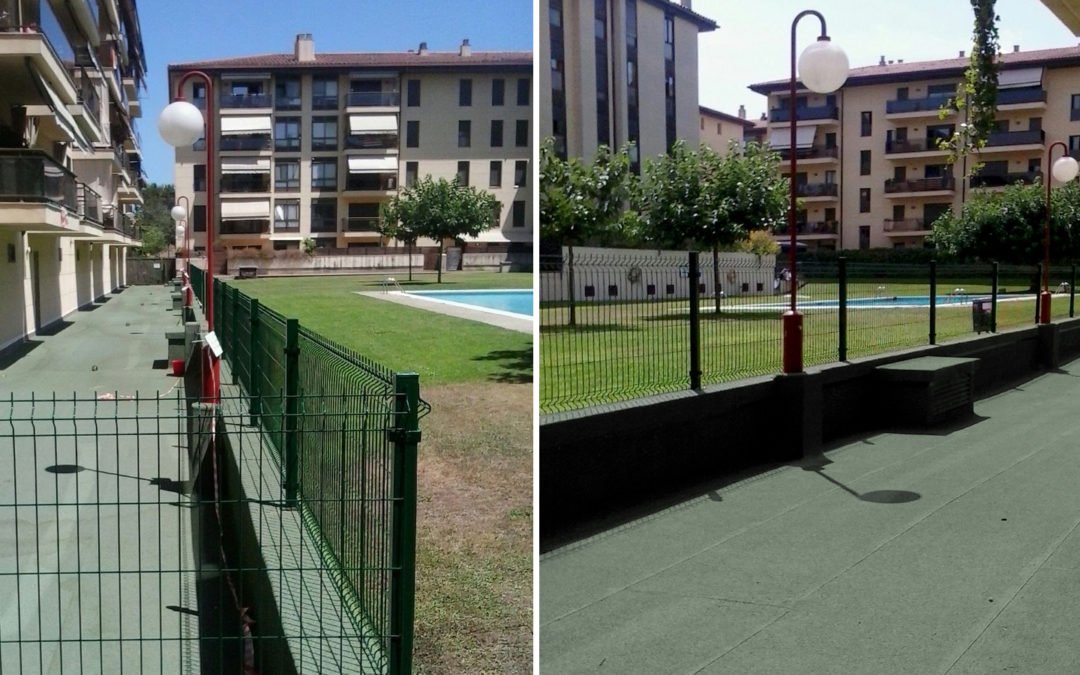 Rehabilitació de terrassa d’edifici plurifamiliar, Girona