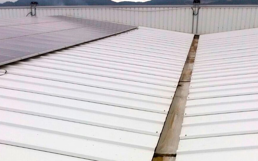 Manteniment de la coberta d’una nau industrial, Palafrugell